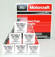 6 Pack - Genuine OEM Motorcraft SP534 SP580 SP580X Iridium Spark Plug CYFS12YT4X