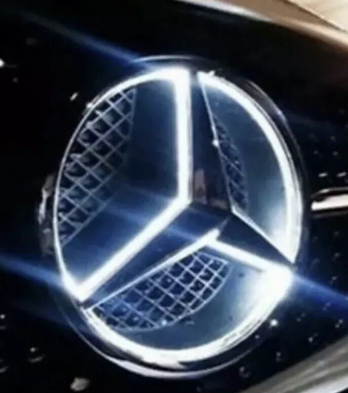 2015-2019 Mercedes-Benz Front Star LED Emblems White Light Deep