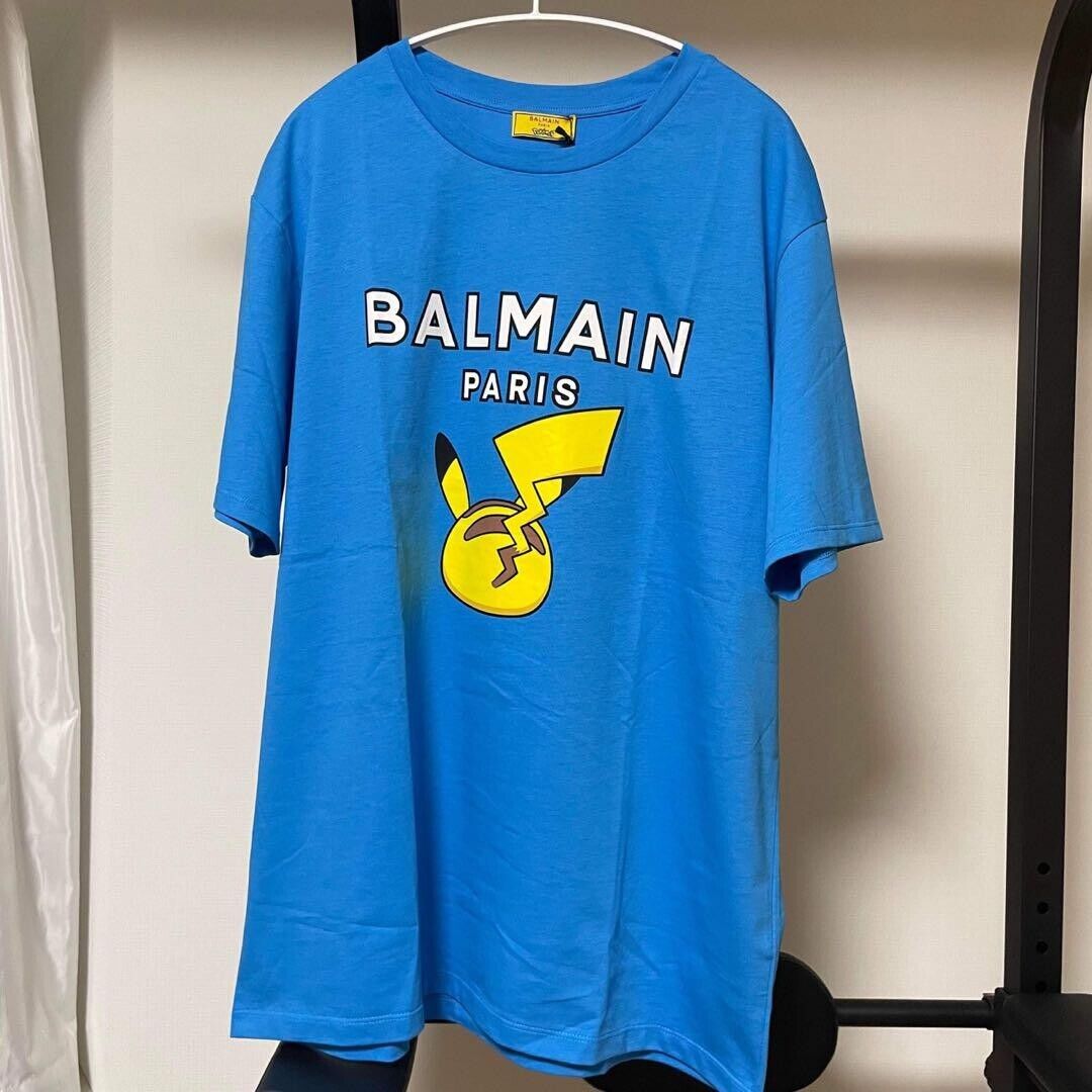 BALMAIN×Pokemon Pikachu collaboration T-shirt new unused BALMAIN×Pokemon Pikachu collaboration T-shirt new unused