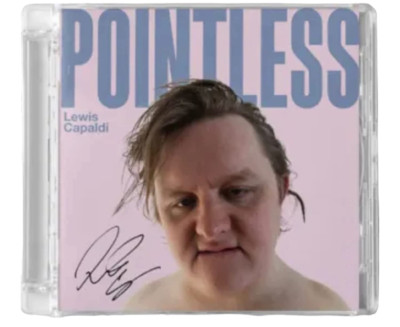 Lewis Capaldi - Pointless - Close up Face Cover - Hand Signed Single