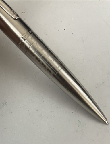 DUNHILL AD2000 Series Hairline Gold Ballpoint Pen with Box NY2994 - Picture 9 of 12