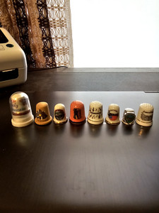 8 Wood, Stainless Steel and Ceramic Tennessee Thimbles