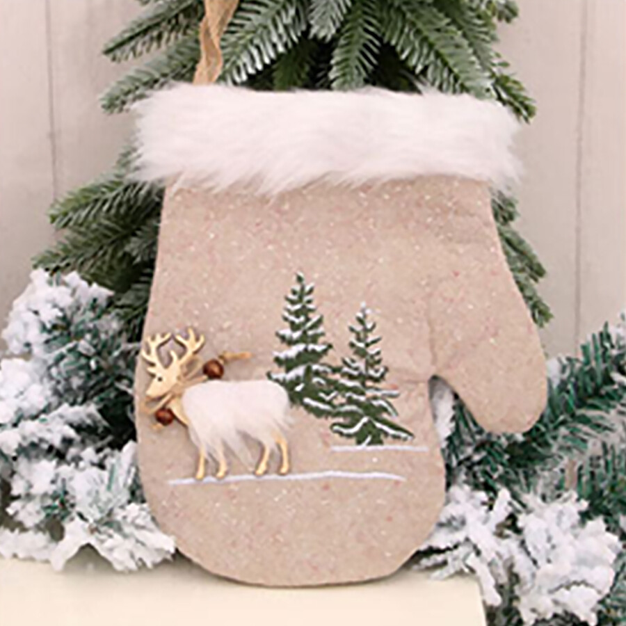 Christmas Stockings Luxury Quality Sock & Glove Hanging Embroidered