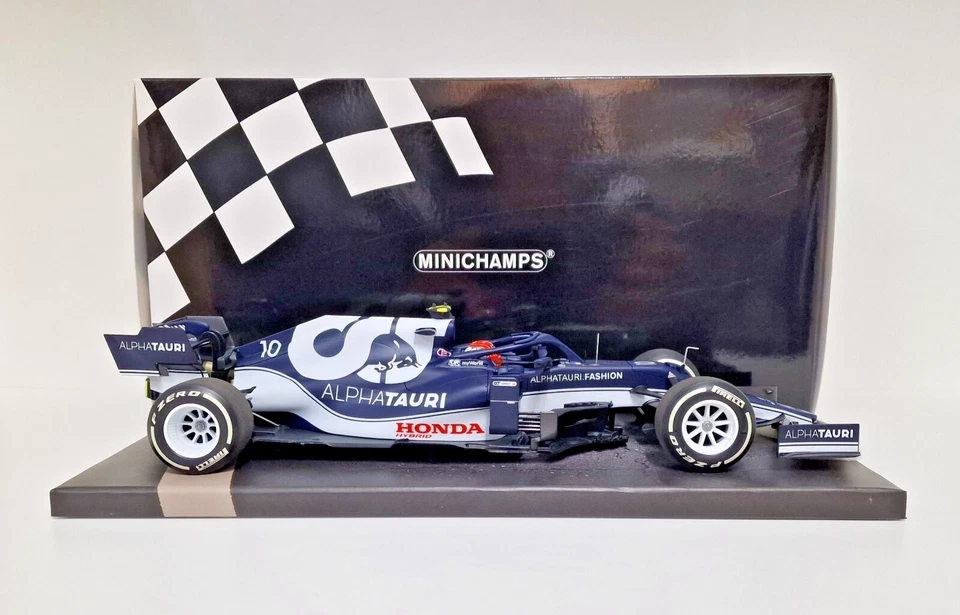 MODELLINO AUTO 1:18 MINICHAMPS F1 ALPHATAURI HONDA AT02 P. GASLY BAHRAIN GP 2021 - Immagine 3 di 4