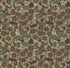 17x42 William Morris Maidens Collection Green Acanthus Woodrow Studio London