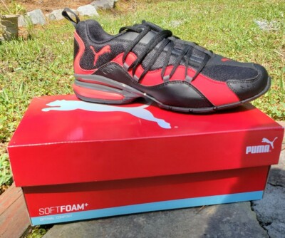 [193468-03] Mens Puma Silverion Black And Red Soft Foam Edition | eBay