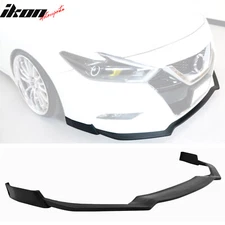 Fits 16-18 Nissan Maxima Front Bumper Lip Spoiler Splitter Unpainted PU Bodykit