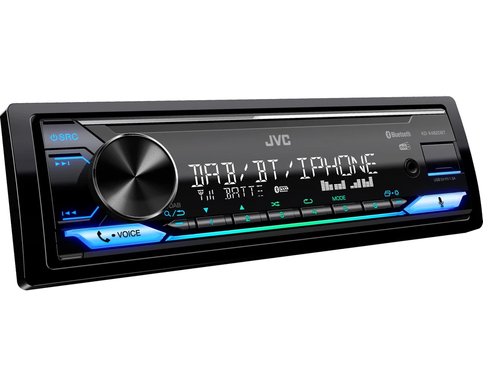 JVC KD-X482DBT DAB+ Bluetooth USB AUX Autoradio für amazon Alexa Android iPhone - Bild 4 von 4