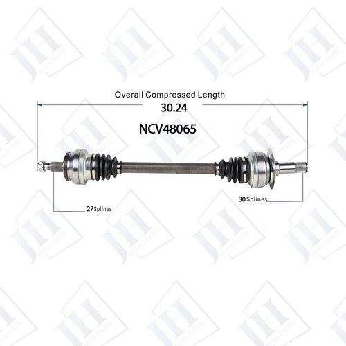 Eje CV trasero izquierdo/derecho OE para Mercedes-Benz E550 2010-2011 base V8 5,5 L - Imagen 2 de 16