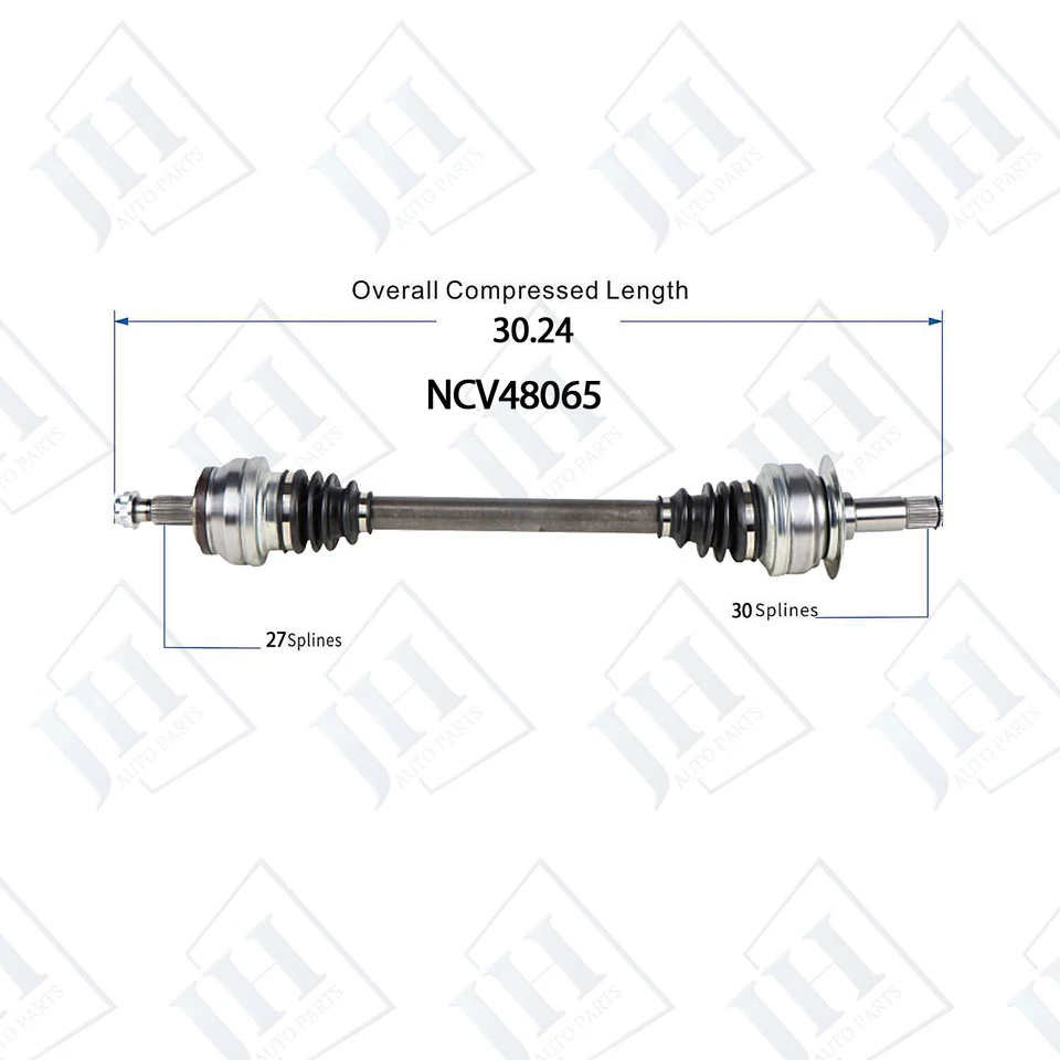 Eje CV trasero izquierdo/derecho OE para Mercedes-Benz E550 2010-2011 base V8 5,5 L Foto 2 de 4