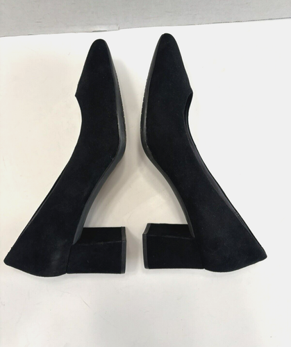 Rockport Total Motion Luxe Heel Pump Womens Black Suede Leather Pointed Toe Sz 8 - Picture 10 of 14
