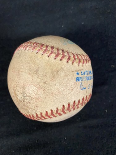 Rawlings Official American League MLB Baseball Gene Budig used FREE SHIPPING - Picture 5 of 12
