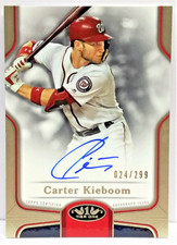 2020 Topps Tier One Carter Kieboom #BOA-CKI Break Out Autograph 24/299 Nationals