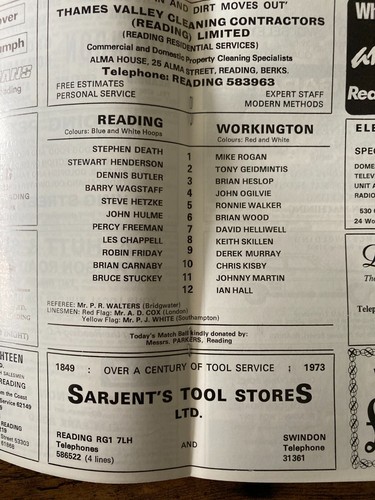 Workington HOME AWAY programmes League & Cup 1960s 1970s 1980s 1990s FREE POST - Picture 107 of 229