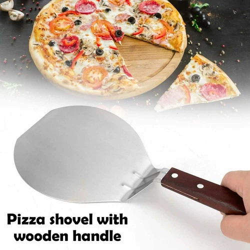 Pizza Shovel Spatula Peel Cake Stainless Steel Lifter Paddle Baking Tray - Picture 3 of 9