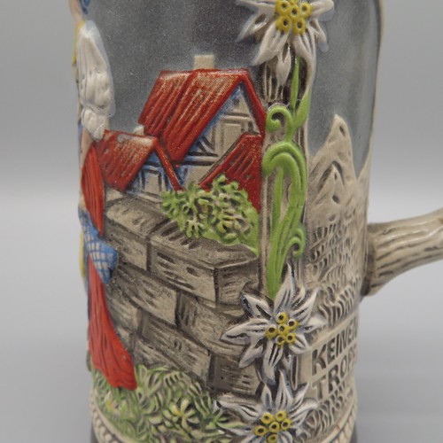 VTG DBGM "GERZ W. GERMANY" BEER STEIN PEWTER LID MUG TOWN FOLK TAVERN PUB - Picture 5 of 20
