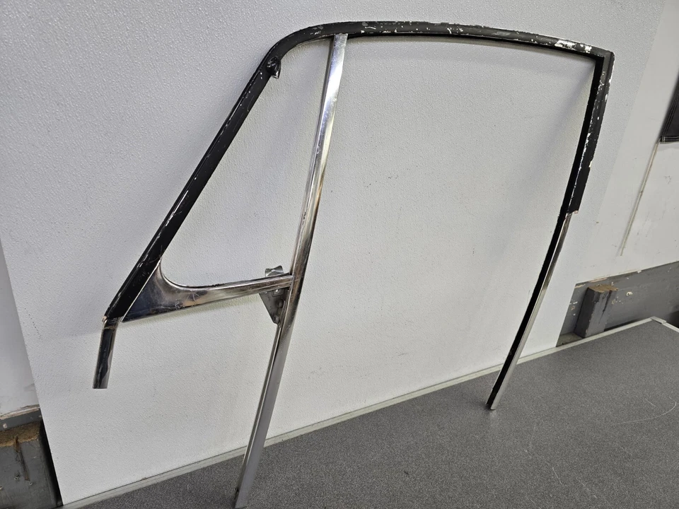 Marco de ventana anodizado brillante puerta conductor Porsche 911 912 original usado 1968 #10 Foto 2 de 4