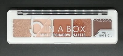 ESSENCE Catrice: 5 in a Box Mini Eyeshadow Palette with Rose Oil-030 Warm Spice Look 4 g
