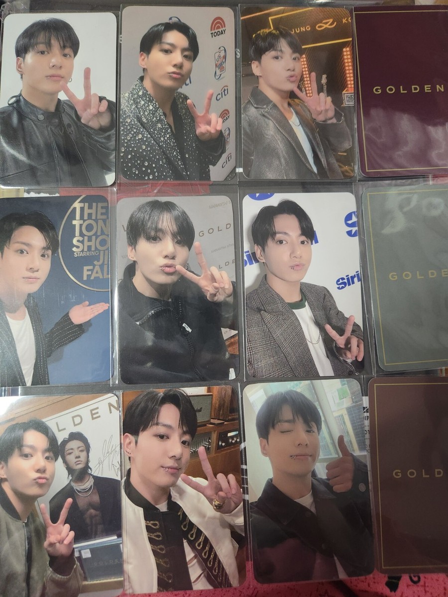 BTS グク golden ラキドロ soundwave BTS JUNGKOOK LUCKYDRAW PHOTOCARD Golden Album Official