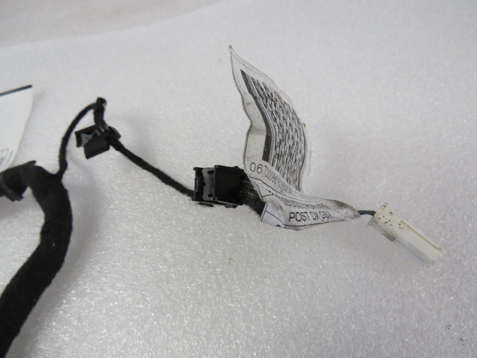Maserati Ghibli, RH, Right, Rear Door Panel Wire Harness, Used, P/N 6700086160