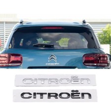 1PCS Für CITROEN Seite hinten LOGO Embleme Ornamente ABS Sticker AIRCROSS C5