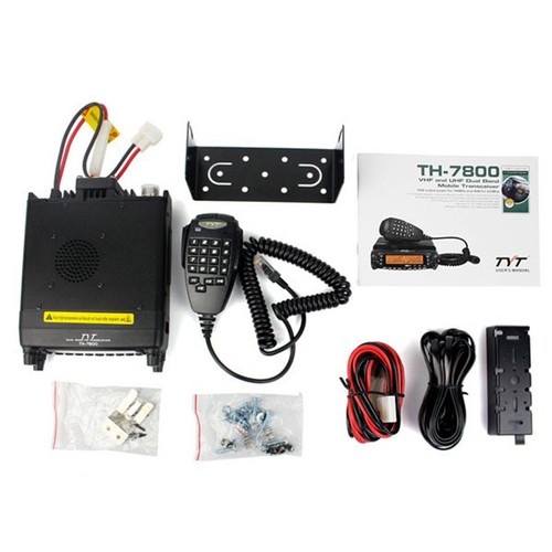 Dwuzakresowe radio TYT TH-7800 50W LCD podwójny wyświetlacz samochód ciężarowy AM / FM radio mobilne - Zdjęcie 6 z 6