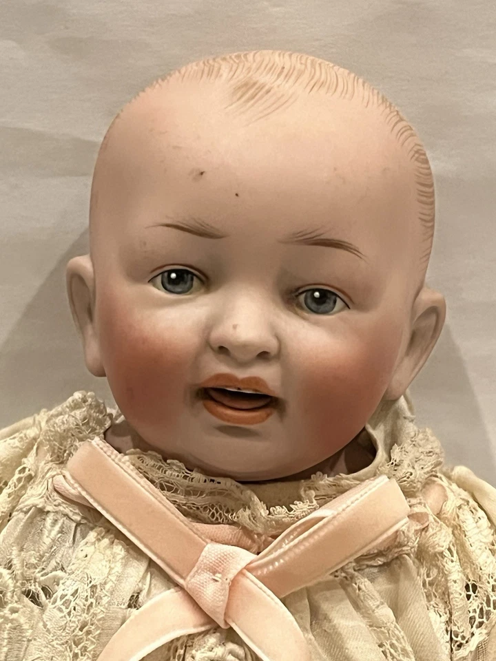 Antiguo Muñeco Bebé Hermann Steiner Composición Cabeza Bisque 13" Alemania 401 3/0 Foto 3 de 4