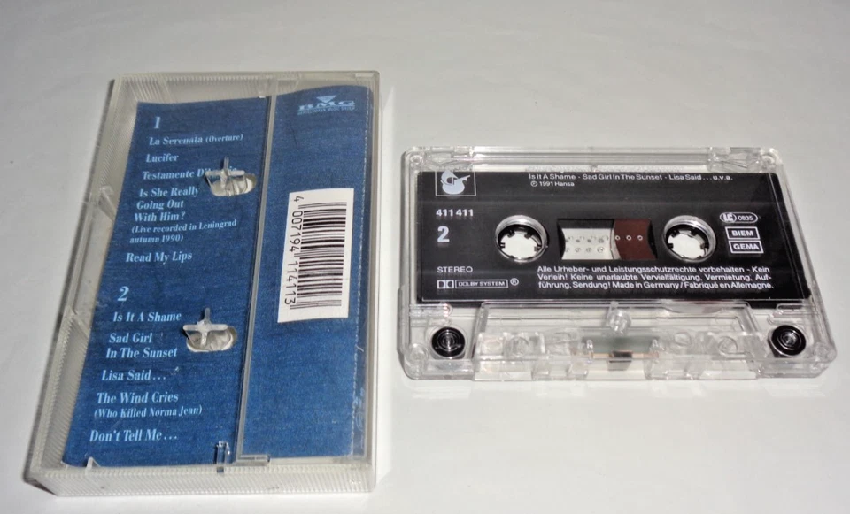 Blue System  - Kassette, Tape - Seeds of Heaven - 1991 - Bild 3 von 3