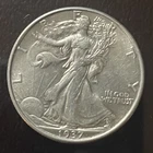 1937 P Walking Liberty Half Dollar  US Coins Silver