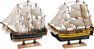 SAILINGSTORY Wooden Model Ships Sailing Ship Model Sailboat Decor Endeavour, Vic