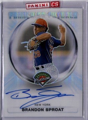 2024 Panini Prospect Edition BRANDON SPROAT Franchise Futures AUTO bookend /199