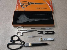 Professional Tailor Scissors 9 Inch - Fabric Scissors Heavy Duty, Sharp Sewing