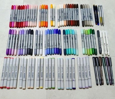 Copic Sketch Ciao Markers 85 Color Set Art Drawing Marker Pen Japan Used
