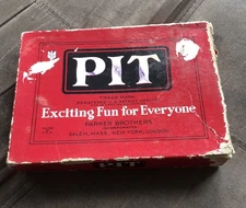 Vintage 1919 Parker Bros. PIT Card Game, Bull & Bear Edition, Original Box