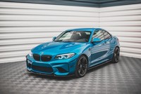 Maxton Design Frontlippe V.2 Passend FüR BMW M2 F87 Schwarz Hochglanz