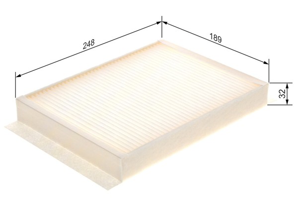 Bosch Innenraumfilter 1 987 435 058 Partikelfilter FüR Mercedes Klasse GLC GLE-image