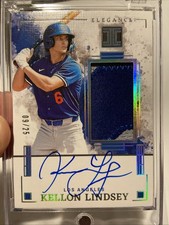 Kellon Lindsey 2025 Panini Impeccable RC On Card AUTO 2 CLR PATCH RPA  /25 SP