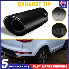 For Ford Focus 2" Stainless Steel Rear Exhaust Pipe Tail Muffler Tip Matte Black