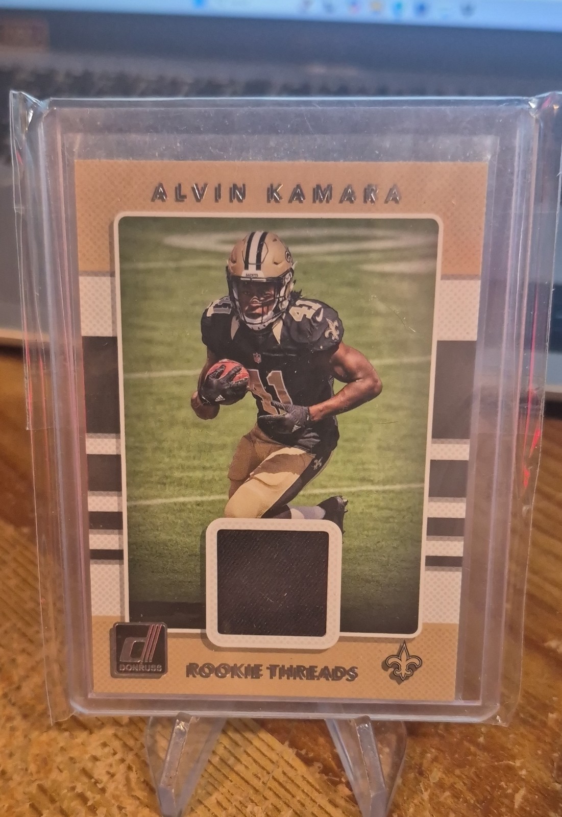 Alvin Kamara Panini Donruss Rookie Threads #17 Base