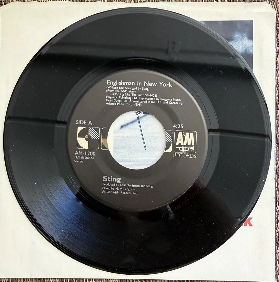 Sting - Englishman in New York / If You There - A&M AM-1200 M PS - Image 3 of 4