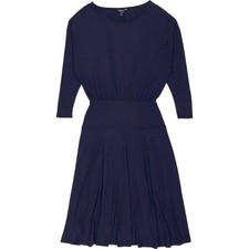 Baukjen Navy Midi Dress