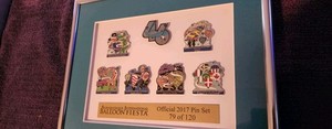 2017 "AIBF PIN SET" #79 of 120 hot air balloon pins S/H COMB!