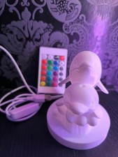 Delfin Deko  Lampe  LED Und Fernbedienung ca 10 X 10cm Mit USB-Anschluss