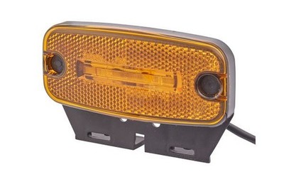 HELLA 2PS 345 600-061 Side Marker Light LED Yellow Lens 12V Voltage Fits DAF