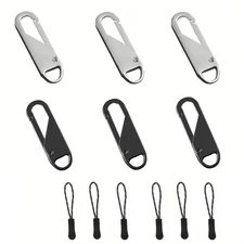 Zipper Pull Replacement, Zipper Pull Tabs for Luggage Clothing Jackets Backpacks