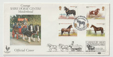 5/7/1978 UK GB FDC - Shire Horse Society - Benham BOCS4 - Maidenhead Special