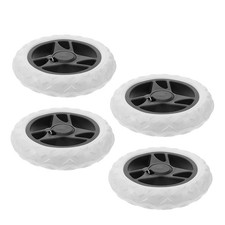 4pcs Heavy Duty Plastic Shopping Cart Wheel Accessories Replacement Casters