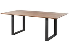 Esstisch Esszimmertisch Küchentisch groß Akazie natur 200x76 U Beine anth. matt