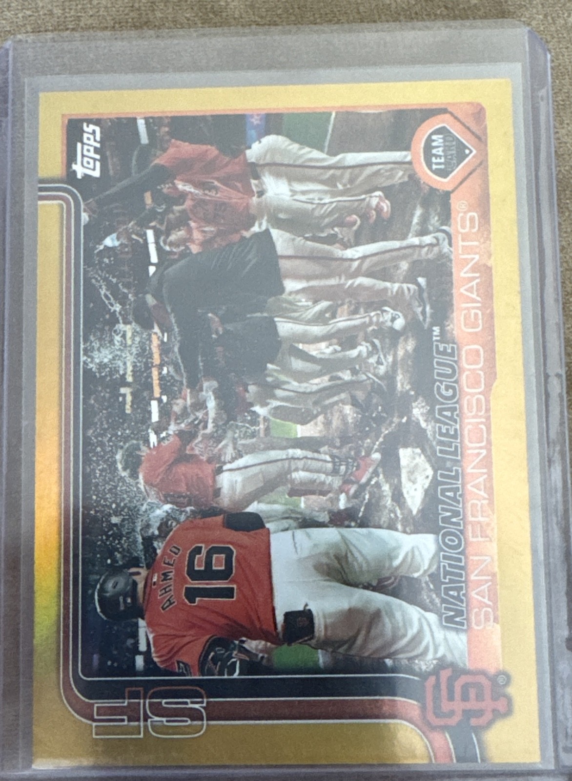 2025 Topps Series 2 - San Francisco Giants #514 Gold Holofoil /50
