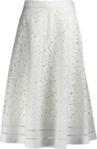 Neu! Riani Damen Midi-Rock 404830-3680 Weiß Gr. 40-image